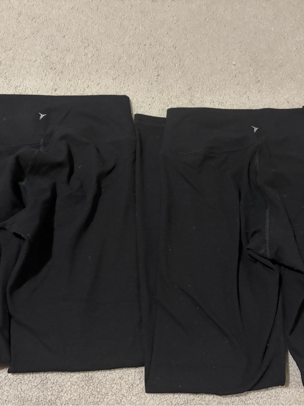 NEW Old Navy Black Women's Athletic Leggings-Set of 2